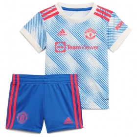Camisolas de futebol Manchester United Criança Equipamento Alternativa 2021/22 Manga Curta